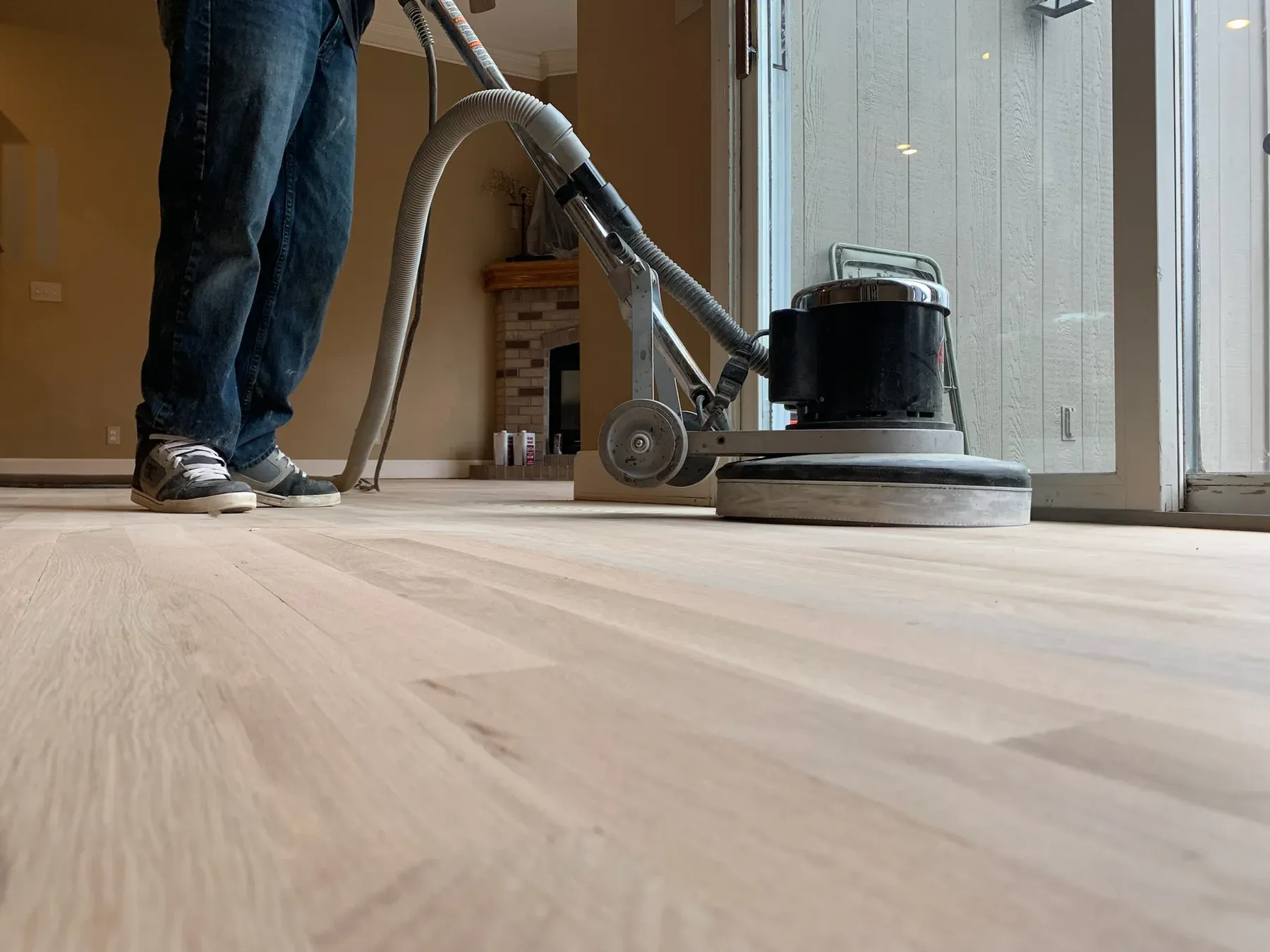 Hardwood floor project near Olathe, KS by Good Ol' Boy Hardwood Floors